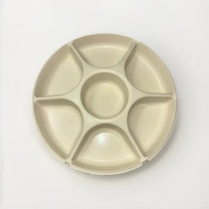 Vintage Tupperware Divided Veggie/ Fruit Serving Tray with Lid - Picture 1 of 5