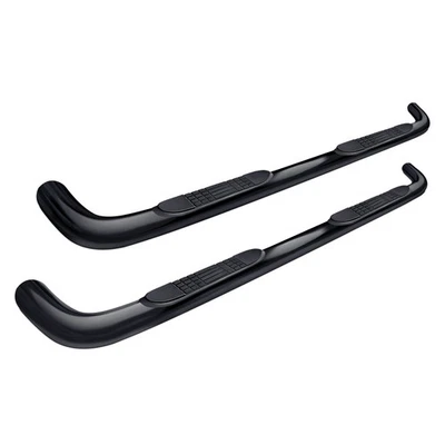 For Chevy Silverado 3500 HD 07-19 3" Cab Length Black Round Bent Tube Step Bars Foto 1 de 3
