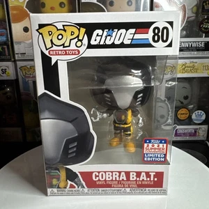 FUNKO POP! GI JOE COBRA BAT #80 FUNKON EXCLUSIVE SHARED STICKER - Picture 1 of 6