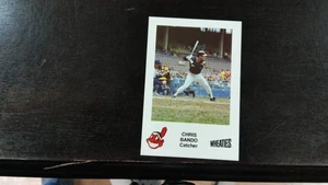 1982 Wheaties Cleveland Chris Bando Card - Picture 1 of 2