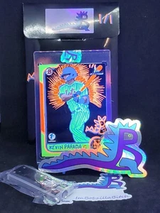 Kevin Parada 2022 Bowman Draft 1st Edition Neon UV Embellished Bobzilla Auto 1/1 - Picture 1 of 13