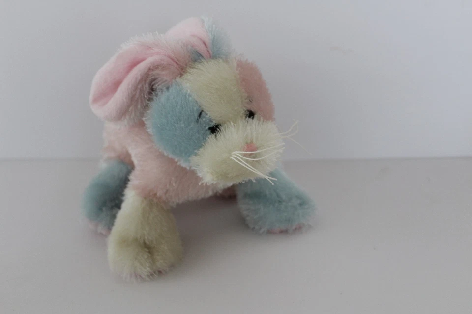 Retired - Ganz Webkinz Cotton Candy Bunny HM174 Easter Rabbit Pastel - Image 1 of 4