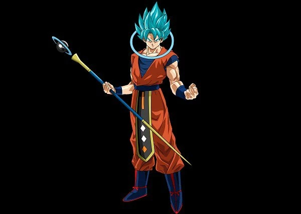 Anime dragon ball super saiyan son goku whis pele azul tapete de jogos costurado mesa - Imagem 1 de 1