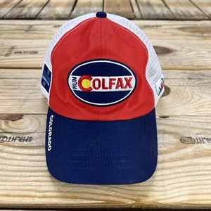 COLFAX MARATHON Boulder Colorado Trucker Hat Cap Men's Polyester - Picture 1 of 6