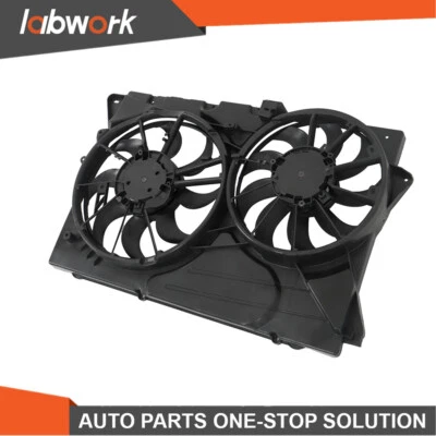 Conjunto de ventilador de refrigeración del radiador de laboratorio para Ford Explorer Flex Lincoln 2013-18 19 Foto 1 de 4
