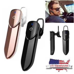 Bluetooth Headset Wireless Earphone Lightweight Headphone w/ Mic for Cell Phones - Picture 1 of 13