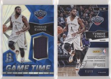 2015-16 Panini Spectra Game Time Materials Silver Prizm /49 Tyreke Evans #35