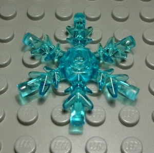 Lego Eis Kristall Stern 5x5 Hellblau Transparent - Picture 1 of 1