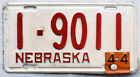 1944 Nebraska plaque d'immatriculation · Délivrée dans le comté de Douglas