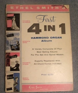 Ethel Smith's 4 In 1 Hammond Organ Album 1958 Songbook Marches Hymn Classic Oper - Picture 1 of 3