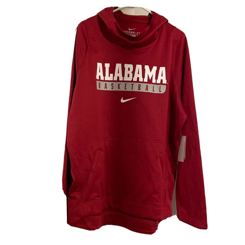 Nike Alabama Crimson Tide Therma Dr-Fit Pullover Basketball Hoodie Men’s Size L Cover