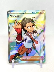 Pokémon TCG Paldean Fates Nemona 229/091 Holo Ultra Rare NM/M- US SELLER 🇺🇸 - Picture 1 of 3