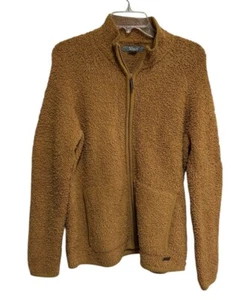 Cárdigan Chaqueta Natural Reflections Talla Grande Cremallera Completa Marrón NUEVO - Imagen 1 de 5