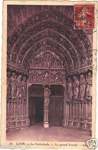 Laon - La Cathedral - le Grand Portal ( Ref. H877) - Imagen 1 de 2