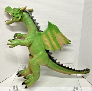Raro Toys R Us Grande 17" Dragón Fantasía Figura Goma Cabeza de Doncella Juguete 2012 - Imagen 1 de 13