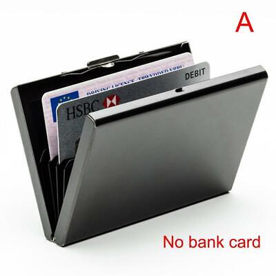 Aluminum Metal Slim Scan Credit Card Holder RFID Blocking 2020 Wallet Ca Sell • 5.37€