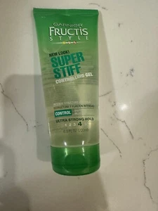 GARNIER FRUCTIS SUPER STIFF GEL ULTRA STRONG 6.8 Oz *New Look Hold 4 - Picture 1 of 3