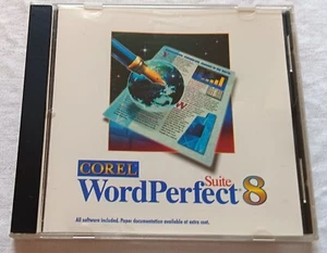 Vintage COREL WordPerfect Suite 8 w/ Access Key Code Quattro Presentations MORE - Picture 1 of 3