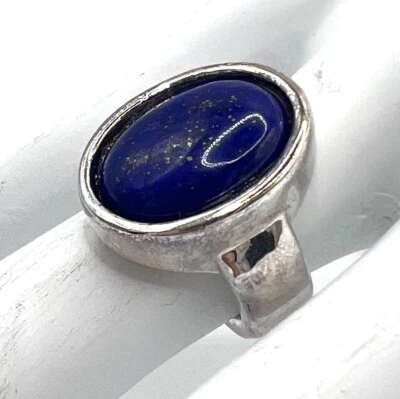 Anillo de piedras semipreciosas de sodalita de plata de ley Simon Sebbag Foto 1 de 4