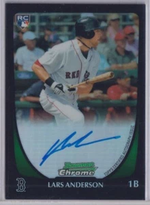 Autógrafos de novato Bowman 2011 cromados #192 Lars Anderson radiocontrol - Imagen 1 de 1