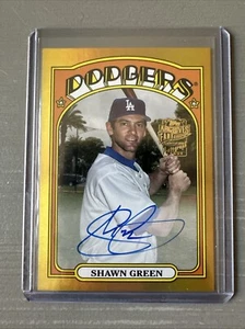 Shawn Green 2023 Topps Archives Fan Favorites Gold Foil Auto /50 Dodgers - Picture 1 of 3