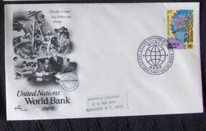 United Nations  FDC WORLD BANK, New York 1989. - Picture 1 of 1