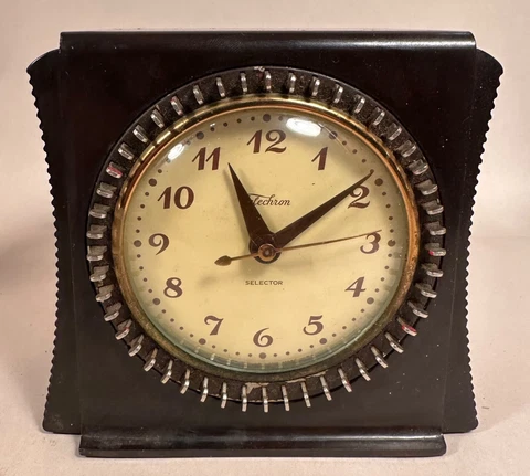 Telechron Selector Electric Clock, Bakelite Case Cover