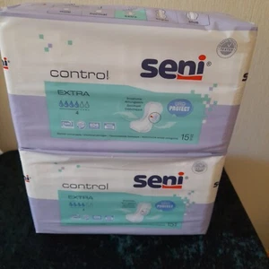 NEU "SENI CONTROL EXTRA" 2er Set 30 St Inkontinenzeinlagen Abgelaufen Original - Bild 1 von 4