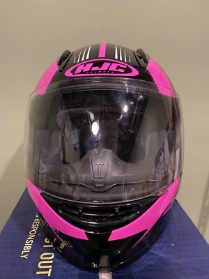 HJC CL-Y YOUTH Grande Striker Moto de Nieve Motocicleta Casco Cara Completa. Rosa Foto 1 de 4