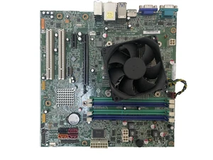Lenovo IS7XM Rev.1.0 Intel Q75 Motherboard with CPU and Fan - Photo 1/3