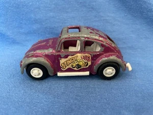 Vintage VW Beetle TootsieToy Purple STINGIN' BUG Chicago Diecast Volkswagen - Picture 1 of 11