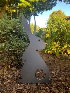 CONEJO CONEJO Plantadora Picos Estaca Metal Jardín Adorno Pascua Decorativo Regalo 4 - Imagen 1 de 4