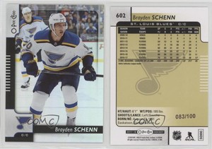 2017-18 Upper Deck O-Pee-Chee Update Black Rainbow Foil /100 Brayden Schenn #602