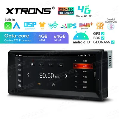 10.25" Android 14 8-Core Car Stereo GPS Navi Radio WIFI 64GB For BMW E39 M5 E38 - Image 1 of 4
