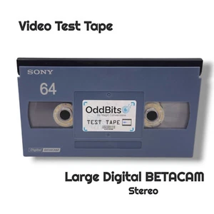 OddBits Video Test Tape - Large Digital BETACAM Stereo Sound - Picture 1 of 1