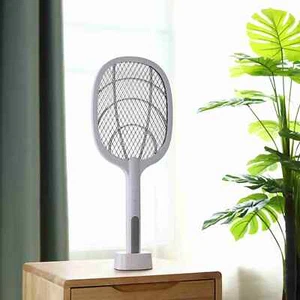 Electric Bug Zapper Racket Fly Swatter Mosquito Killer Insects Bat Handheld - Picture 1 of 10