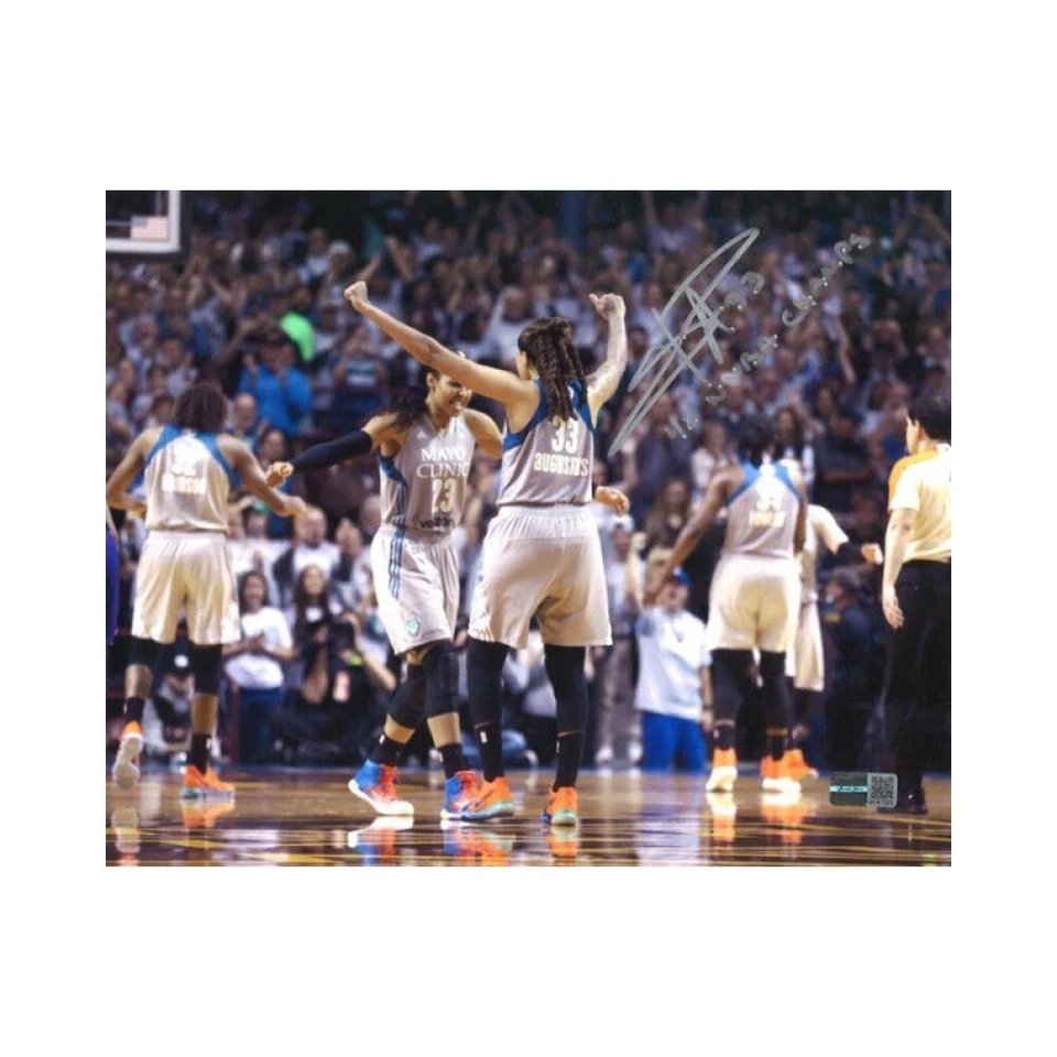 Seimone Augustus Autographed Minnesota Lynx 8x10 Steiner CX COA 1 Inscription! - Image 1 of 1