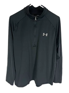 UNDER ARMOUR Womens Pullover Size Large Heat Gear Loose Zip Top Long Sleeve - Picture 1 of 4
