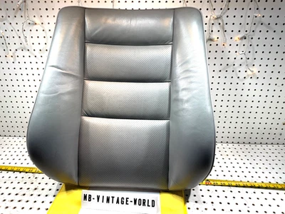 Mercedes 90-93 W124 Sedán Vagón Delantero L o R Asiento CUERO Gris Trasero OEM 1 Cubierta Foto 1 de 4