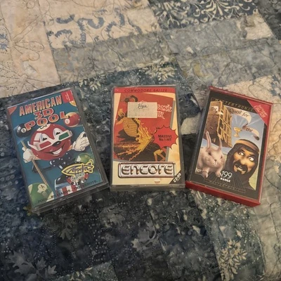 Dragons Lair, 3D Pool and Quest for the Holy Grail - Commodore 64 (C64)  Games - Image 1 of 4