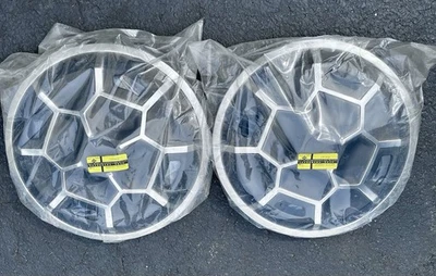 Pair Of NOS 1976-1978 OEM Nissan Datsun 13” B210 Hubcaps New Old Stock Look!!! - Image 1 of 4