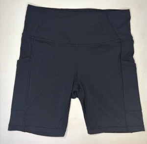 prAna Damen kleine schwarze Electra Shorts Bike Run Stretch Taschen Größe S - Bild 1 von 11