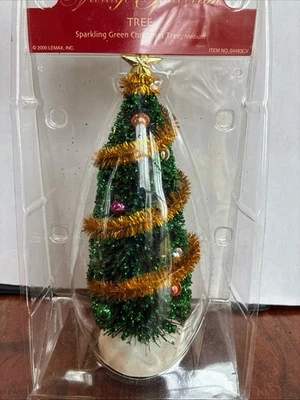 NUEVO Tren para casa de muñecas vintage Lemax Village brillante árbol de Navidad 7” 2000 NUEVO Foto 1 de 4