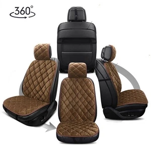 1/2PCS Coprisedile Auto Anteriore Posteriore Cuscino Universale Invernale Caldo Tappetino Sedile - Foto 1 di 18
