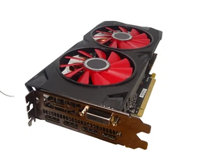 XFX AMD RADEON RX 570 8 GB GDDR5 PCI-E 3.0 x16 TARJETA GRÁFICA 3x DP DVI #GK11825 - Imagen 1 de 3