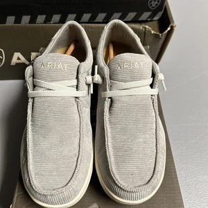 Ariat Herren Hilo 7.5 D Grau Cord Slipper Freizeitschuhe - Bild 1 von 6