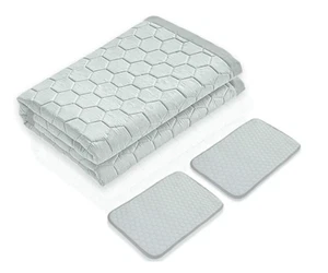 Grenslumb Cooling Latex Mattress Pad; Comfortable; Cushion; BONUS -Pillow Covers - Picture 1 of 4