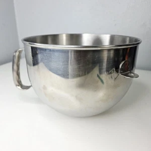 KitchenAid 6 cuartos de galón de acero inoxidable cuenco de repuesto con mango LEER - Imagen 1 de 3