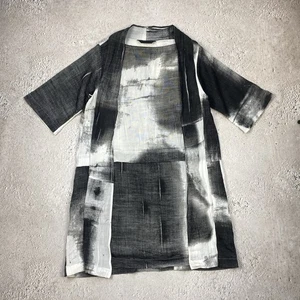 Vestido Moyuru Japón Kimono Estilo Lino Avanzado Talla L Relajado - Imagen 1 de 9