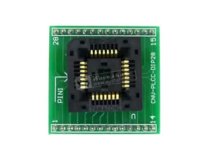 PLCC28 TO DIP28 Yamaichi IC Test Socket Programmer Programming Adapter 1.27Pitch - Picture 1 of 4